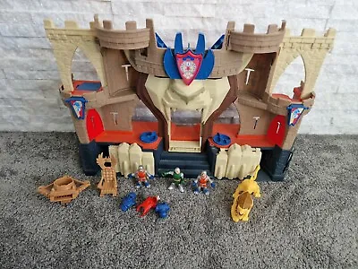 Imaginext Lions Den Knights Castle With Lights And Sounds Plus Figures. Working • £14.99