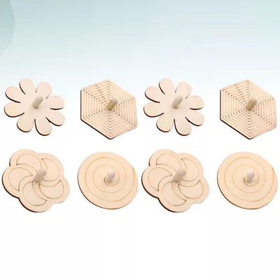 8pcs Wooden DIY Unfinished Crafts For Kids Party Activity • £13.38