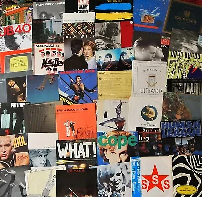 £2.99 • Buy 80s POP SYNTH NEW WAVE 7  VINYL SINGLE JOB LOT COLLECTION - Choose From List!