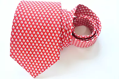 BOY'S VINEYARD VINES  TIE RED/SAILBOAT Width: 3.25  Length: 50  • $17.98