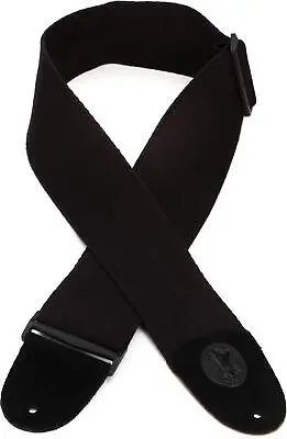 Levy's MSSBC4-BLK 3  Wide Black Cotton Bass Guitar Strap • $29.99