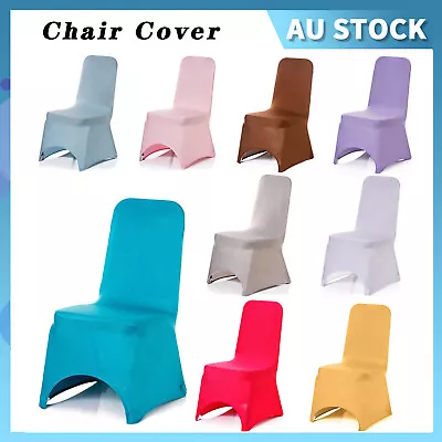 Dining Chair Covers Spandex Slipcover Stretch Seat Protector Cover Wedding Party • $14.99