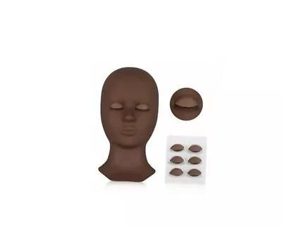  Lash Mannequin HeadReplaced Eyelids Mannequin Head For Lash Black Color • $19.78