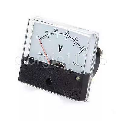 NEW 0-50V Analog V Volt Voltage Panel Meter • $9.95