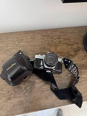 Minolta SRT-101 58mm F1.4 + Case Tested • $70