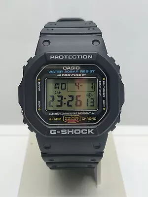 Vintage Casio G Shock DW-5600E-1V 1st FOX FIRE   1545 Module (Year 1996) RARE • $89.99