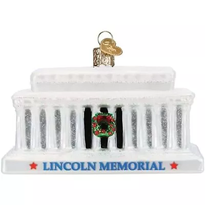 Old World Christmas Glass Blown Ornament Lincoln Memorial (With OWC Gift Box) • $26.99