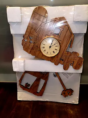 Made On Earth Farm Barn Cow Pig Rooster Tractor Clock Mechanisms MN USA VTG Kit • $42.49