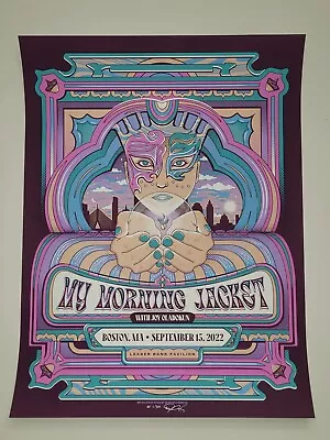 My Morning Jacket Poster BOSTON MA AP S/N X/20 9/15/2022 Leader Bank Pavilion  • $74.99