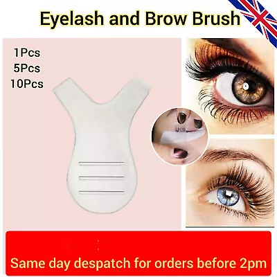 1-100Pcs Eyelash Lash Lift Brow Lamination Perm Y Comb Separating Tool Brush UK • £3.99