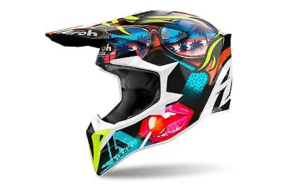 Airoh Helmet 2024 Wraaap Lollipop  MX Motocross Enduro Quad ATV • $155.36
