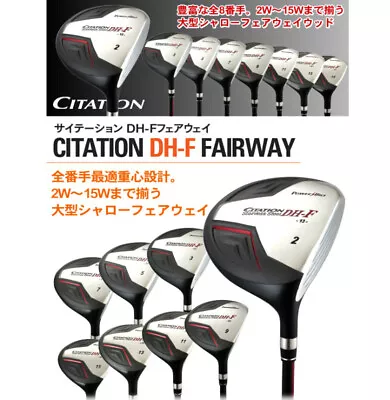 Power Bilt Golf CITATION DH-F Fairway Wood #2~#15 New Item • $168.59