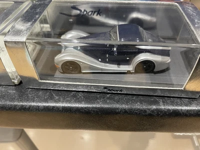 £55 • Buy Rare Morgan Aero 8 GT Road Version Spark Model Car 1:43 In Box Blue Silver
