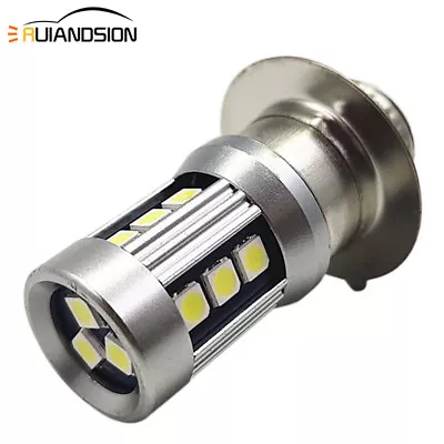 1X H6M P15D Xenon White 3030 15SMD LED DRL Light Bulb Globe Hi/Lo Beam DC 6V-30V • $8.99