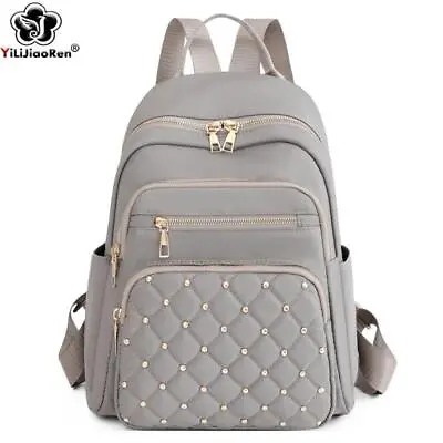 Mochila De Nailon Para Mujer Bolso Grande De Viaje Moda Escolar De Adolescentes • $19.99