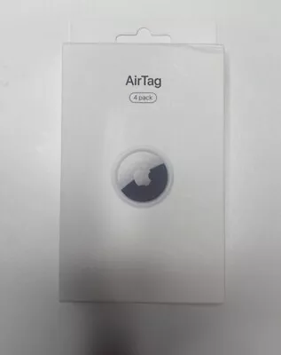  Apple AirTag (Pack Of 4) | *SEALED* BRAND NEW | GENUINE | Bluetooth Item Finder • £89.99