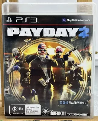 Payday 2 Playstation 3 PS3 Game PAL With Manual VGC 5471 • $9.99