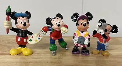 Vintage Applause Mickey Mouse Minnie Mouse Figures Painter Ice Skater Tourist • $24.95