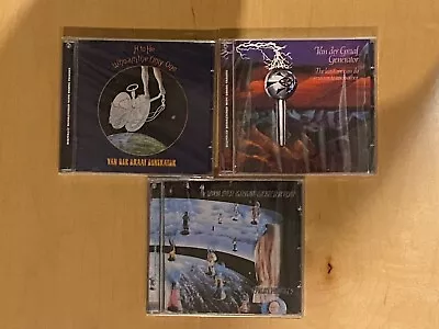 Van Der Graaf Generator - H TO HE/THE LEAST WE CAN DO/PAWN HEARTS - LOT Of 3 CDS • $35