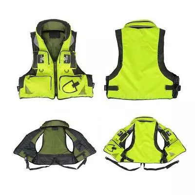 $22.98 • Buy Life Jacket Safety Vest Sailing Kayak Fishing Hat Detachable Adjustable Buoyancy
