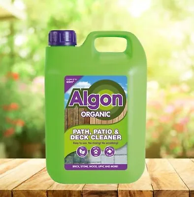 Algon Organic Path Patio Decking Cleaner Concentrated Formula Pet Safe 2.5L • £11.99