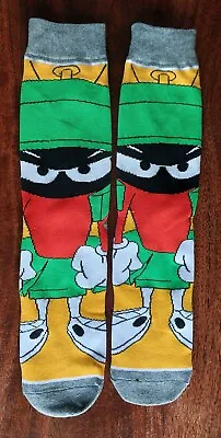 Marvin The Martian Socks *onesize (approx.uk 4-9) *cartoon *looney Tunes *new • £4.95