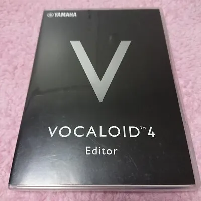 YAMAHA VOCALOID4 Editor PC Software From Japan Used Very Good Condition Japan • $699.98