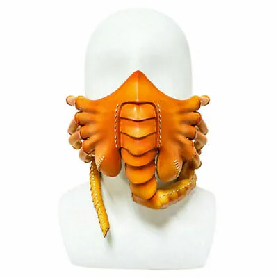 Scorpion Mask Party Prop Facehugger Toy Alien Deluxe Latex Face Cosplay Props AU • $24.19
