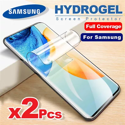 X2 Samsung Galaxy S23 S22 S21 S20 S10 Ultra Plus 5G Hydrogel Screen Protector Au • $4.99