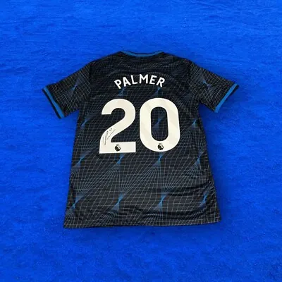 SIGNED Cole Palmer Chelsea FC Away Shirt PROOF BNWT Autograph Jersey England • £139.95