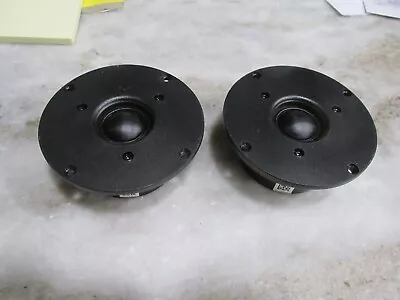 NOS PAIR OF VIFA  D27TG-35 1” Silk Dome Tweeters Speakers 6 Ohm  Ex Cond • $29.95