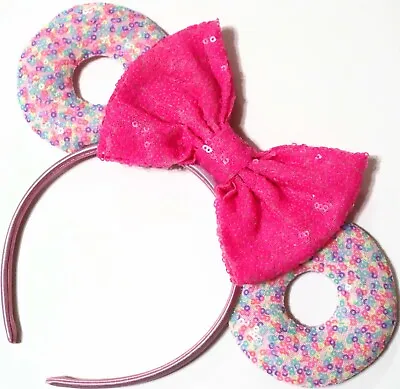 Doughnut Party Minnie Mouse Ears Headband-handmade-Ecpot Minnie Ears HANDMADE • $11.99