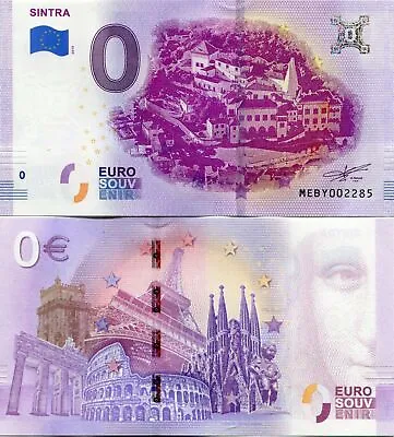 Sintra Portugal 0 Euro Souvenir Note 2019 Series 1 Unesco World Heritage Site • £11.54
