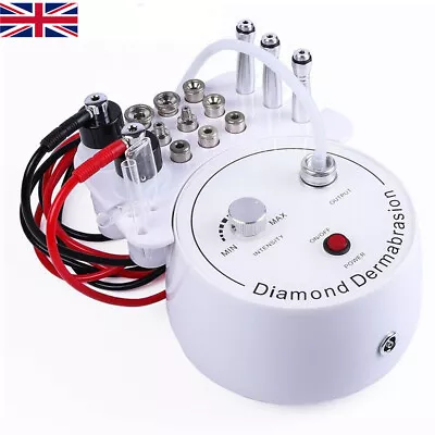 3in1 Diamond Microdermabrasion Diamond Peel Dermabrasion Anti Aging Spa Machine • £50.75