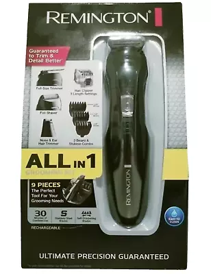 Remington All In 1 Grooming Kit Rechargeable Nose Ear Body Hair Neck Trimmer NEW • $23.79