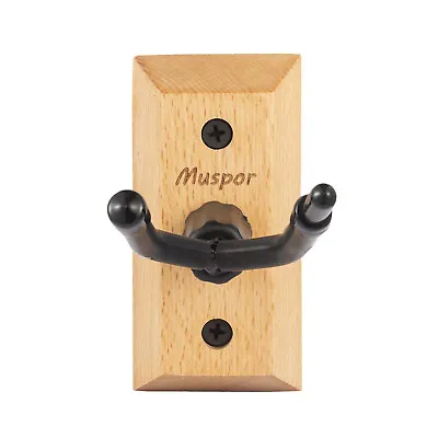 Muspor Violin Wall Mount Hanger With Bow Hook (Wooden Base) 1  - V9O6 • $9.17