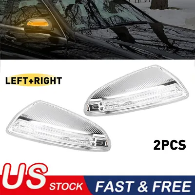 Fit Mercedes W204 C250 C300 C350 Door Mirror Side Mirror LED Turn Signal Light • $25.99