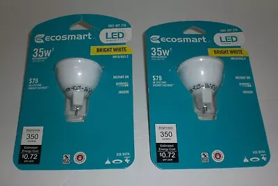 Ecosmart 35-Watt Equivalent (Bright White) MR16 GU5.3 Indoor LED Bulb LOT OF 2 • $14