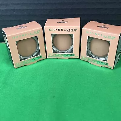 3 PK Maybelline Color Tattoo Longwear Cream Eyeshadow 0.14 Oz Each Urbanite • $8.46