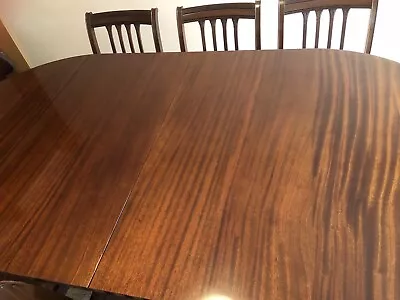 $800 • Buy Golden Mahogany Dining Table And 8 Chairs