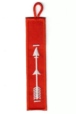 Boy Scout Order Of The Arrow OA Pocket Sash White Arrow On Red Vigil • $4.99