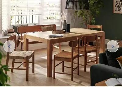 Habitat Diro Extending Oak 4-10 Seat Dining Table - Brand New In Box • £500