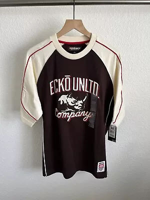 Vintage Ecko Unltd Rhino T-shirt Adult Size Large Brown Grunge Skater Mens Y2K • $64.99