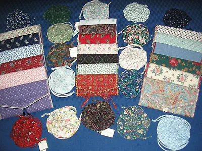 Vera Bradley Varied Assortment Of Jewelry Drawstring Pouches & Trifold Cases • $47.95