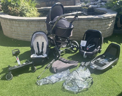 £380 • Buy Egg Pram Travel System - Shadow Black