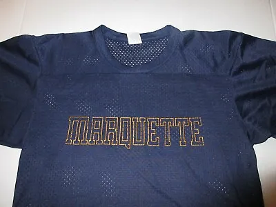 Vtg Men's Marquette Eagles Warriors Gym T-Shirt Jersey NCAA Small • $19.95