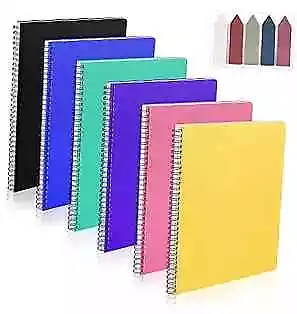  6 Pack Large Dot Spiral Notebook 8.3 X 11.2 Inch Spiral Dot Grid Dotted • $22.77