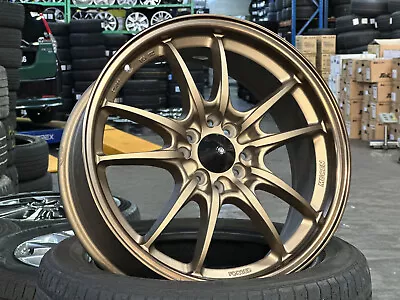 New 17x7J Mugen MF10 Design Wheel BRONZE (4 Pcs) 4x100 HONDA TOYOTA MAZDA ACURA • $1093