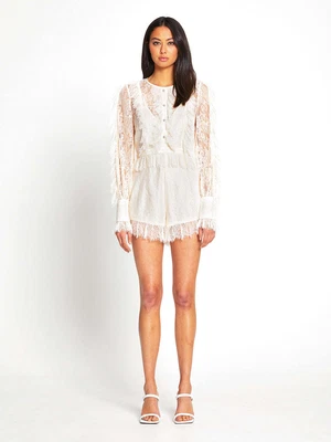 $170 • Buy Bnwt Alice Mccall Creme Love My Way Playsuit - Size 12 Au/8 Us (rrp $360)