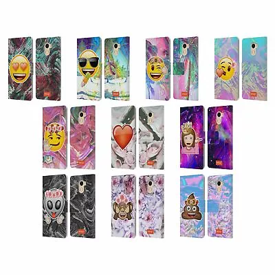 OFFICIAL Emoji® SOLOS LEATHER BOOK WALLET CASE COVER FOR WILEYFOX & ESSENTIAL • $17.55